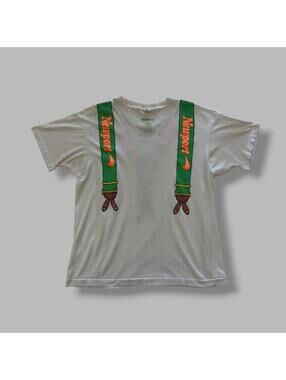 80s Newport cigarets suspenders tee